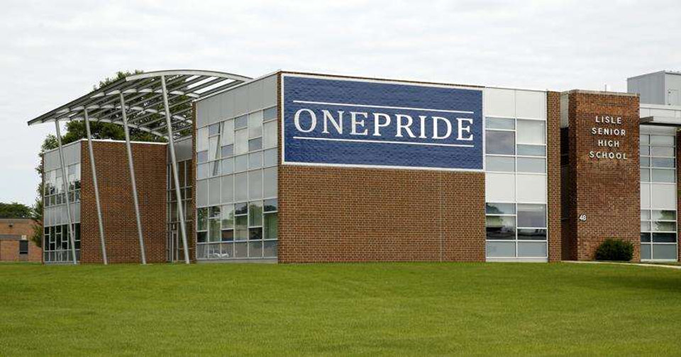 Exterior of Lisle High School