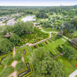 Aerial view of The Morton Arboretum