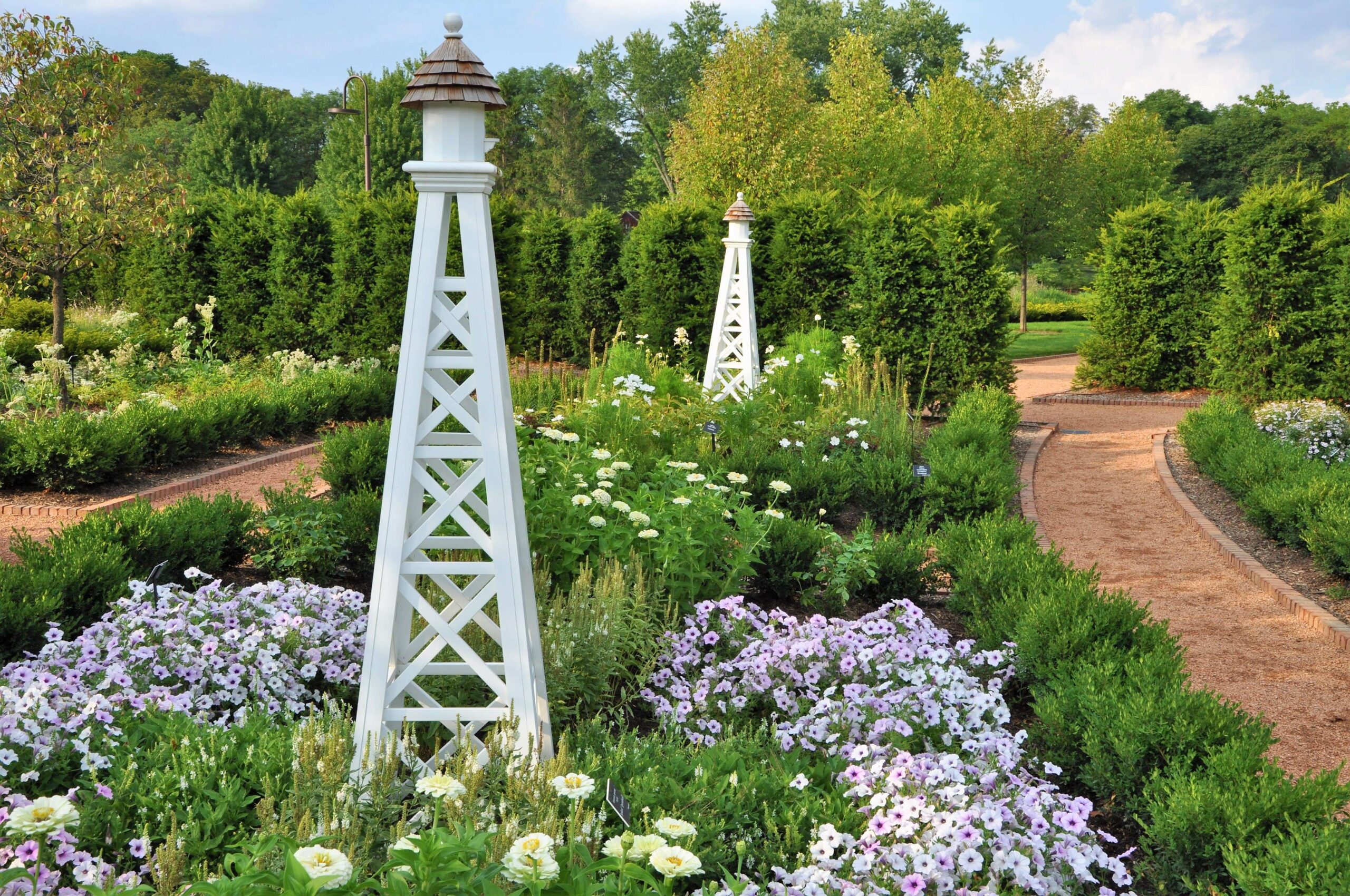 Cantigny Park gardens in Wheaton, Illinois